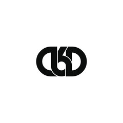 d6d letter original monogram logo design