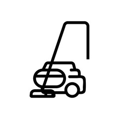 wet vacuum cleaner office equipment icon vector. wet vacuum cleaner office equipment sign. isolated contour symbol illustration