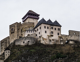 Fototapeta na wymiar Trencin castle Slovakia