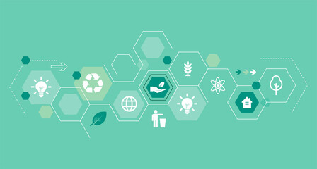 sfondo, icone, geometria, ecologia, natura © xyz+