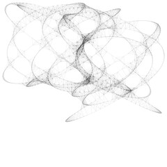 Drawn sketch line art computer generated art