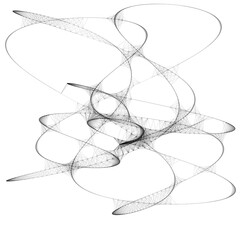 Drawn sketch line art computer generated art