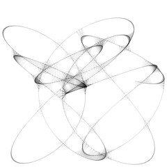 Drawn sketch line art computer generated art