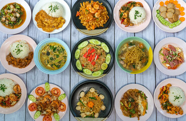 Thai Mixed Food Selections 
