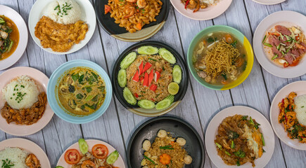 Thai Mixed Food Selections 