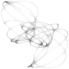 Drawn sketch line art computer generated art