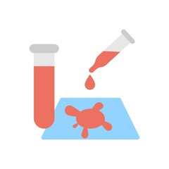 Color picker icon in flat design style.