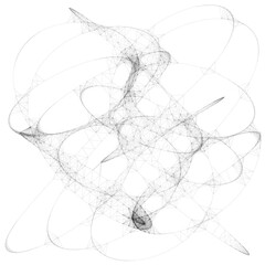 Drawn sketch line art computer generated art