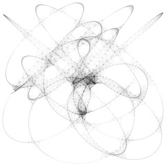 Drawn sketch line art computer generated art