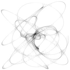 Drawn sketch line art computer generated art