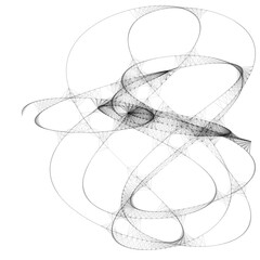 Drawn sketch line art computer generated art