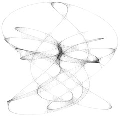 Drawn sketch line art computer generated art