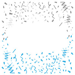 Confetti carnival vector background. Confetti party background