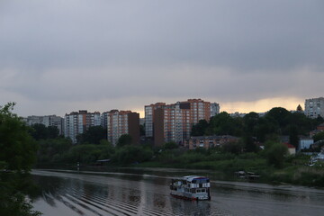 Fototapeta premium Southern Bug river in Vinnytsia city Ukraine