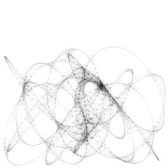 Colorful line art. computer generated artistic construct, generative design