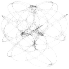 Colorful line art. computer generated artistic construct, generative design