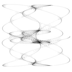 Fototapeta na wymiar Abstract curve line art sketch illustration