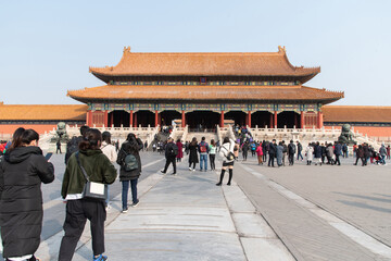 February 2019, Beijing, the Forbidden City. The largest palace in the world for nearly five...