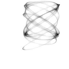 Abstract curve line art sketch illustration