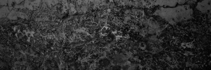 Plakat Gray concrete cracked walls in the background