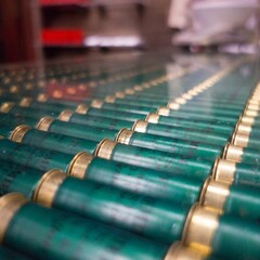 Obraz premium Rows of cylinders