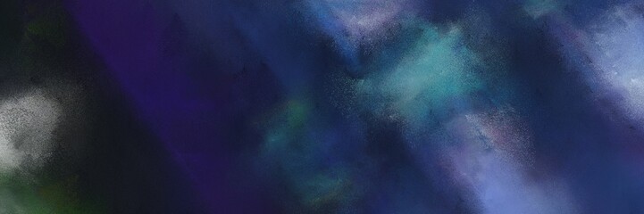 abstract colorful diagonal background with lines and very dark blue, light slate gray and teal blue colors. can be used as card, banner or header