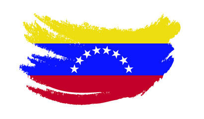 venezuella grunge painted vector