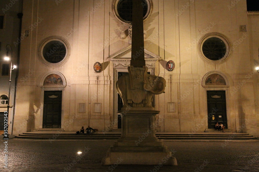 Canvas Prints elephant and obelisk, piazza della minerva