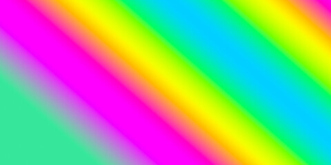 Colorful psychedelic abstract with vivid and happy saturated colors