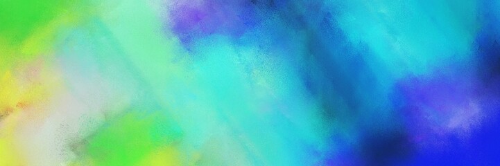 abstract colorful diagonal backdrop with lines and medium turquoise, tan and strong blue colors. art can be used as background illustration