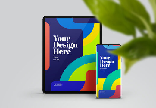 Smartphone and Tablet Mockup
