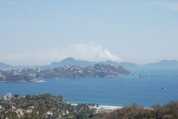 view of the sea from the mountain