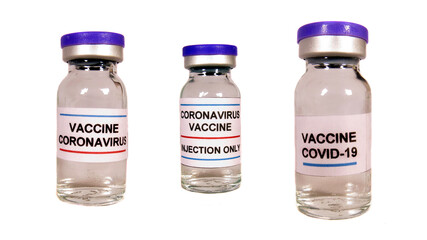 Corona Virus Vaccine Bottles