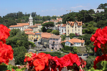 Landscape of Portuguese village of Sintra 