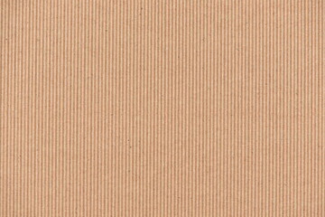 Textured corrugated striped cardboard with natural fiber parts