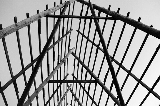 mighty old wooden stockfish structure