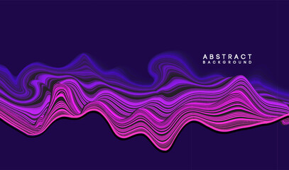 Vector Modern abstract design background Flow motion