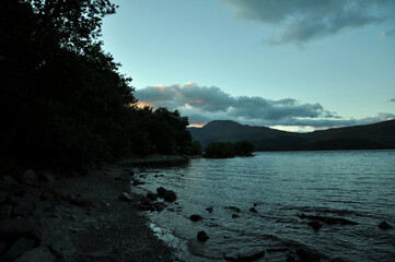 Lake in the Mountains Scotland