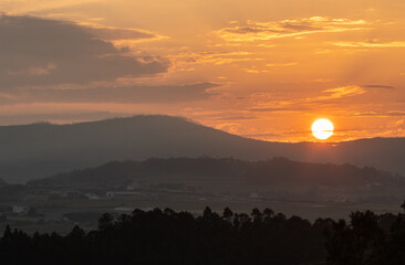 Sunset from my home during the confinement state by covid 19!