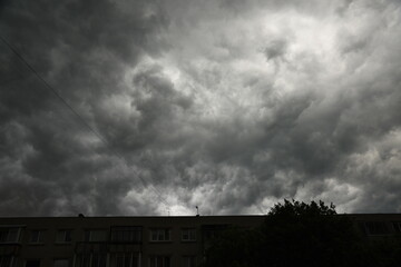 Clouds above the city