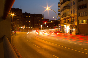 Lichtzieher an eine Kreuzung in Hamburg