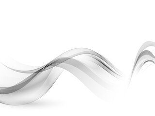 Abstract gray waving background Grey wave flow
