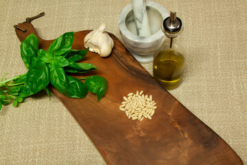 Handmade crafted old hardwood chopping board