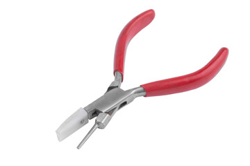 Tools for needlework and beading on a white background isolated