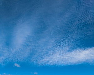 Clouds in blue sky