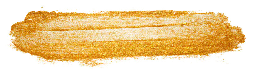 Fototapeta premium acrylic stain line brush stroke gold paint