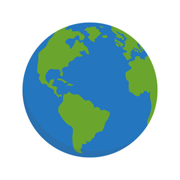 Planet Earth World Globe Map