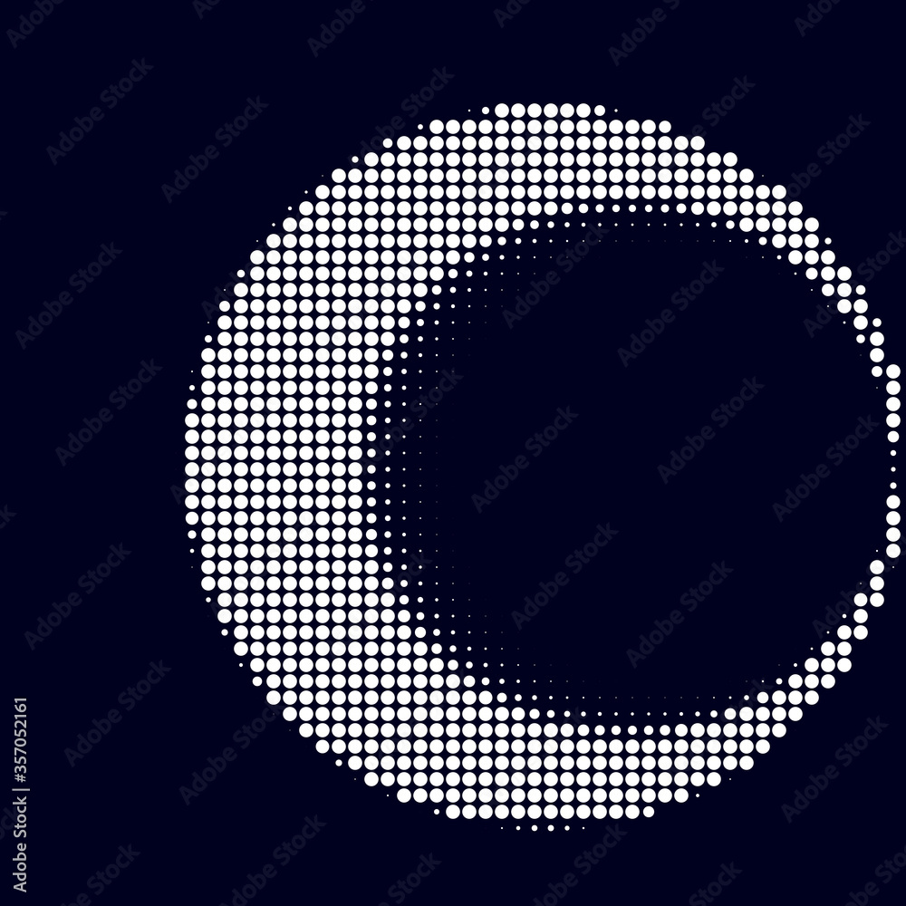 Poster gradient black and white dots. halftone circle texture. vector illustration.