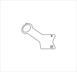 mountain bike power. illustration for web and mobile design.