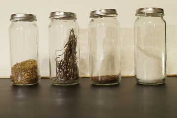 spices in a bottle